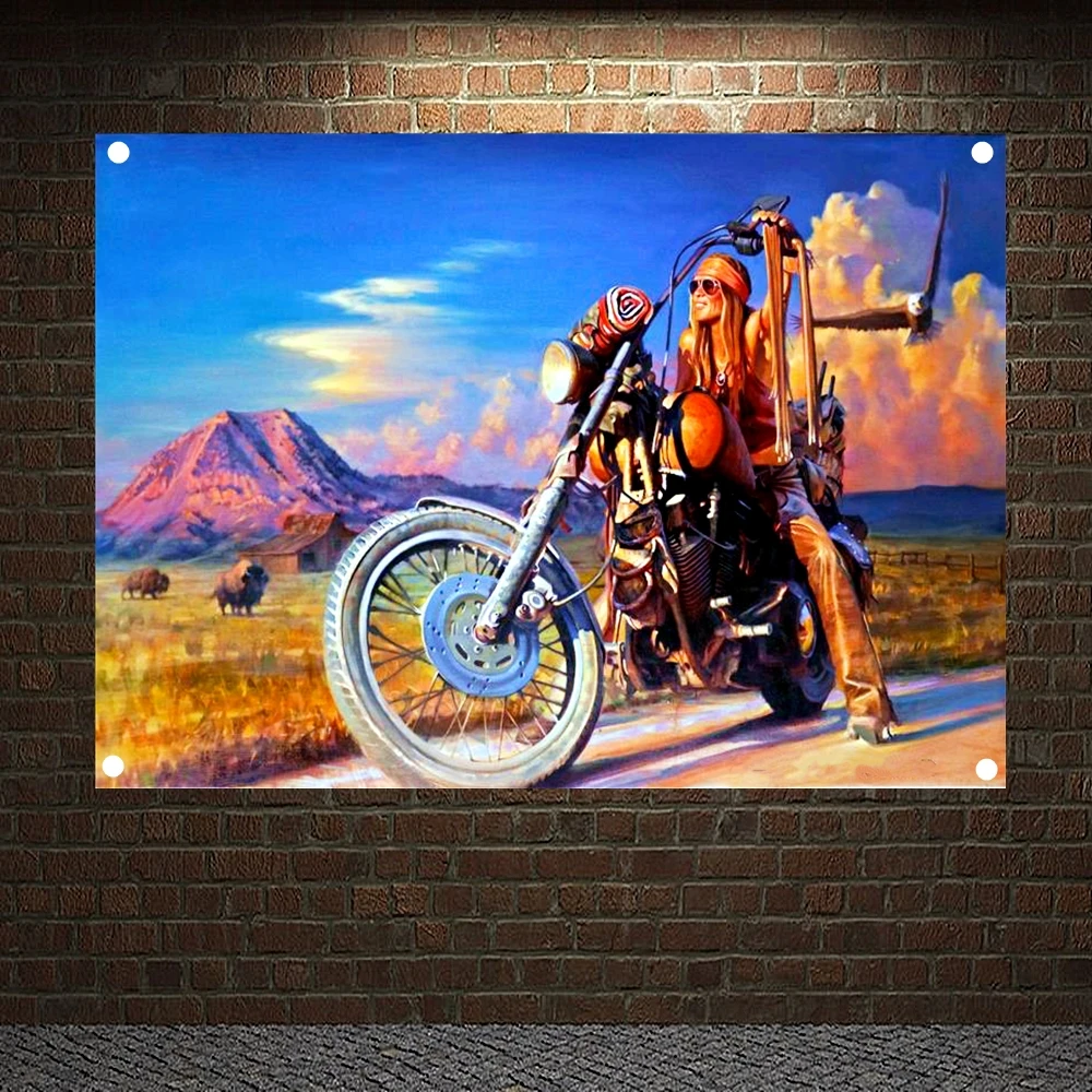 Auto Repair Shop - Kartal Kolay Rider Vintage Dekor Banner