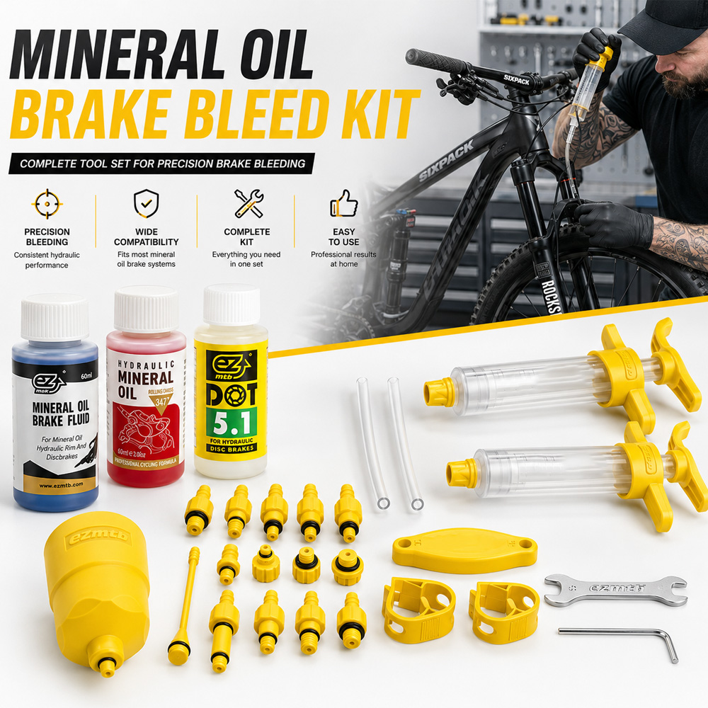 Brake Bleeder Kit - Bisiklet Fren Madeni Yağı, Bisiklet Hidrolik