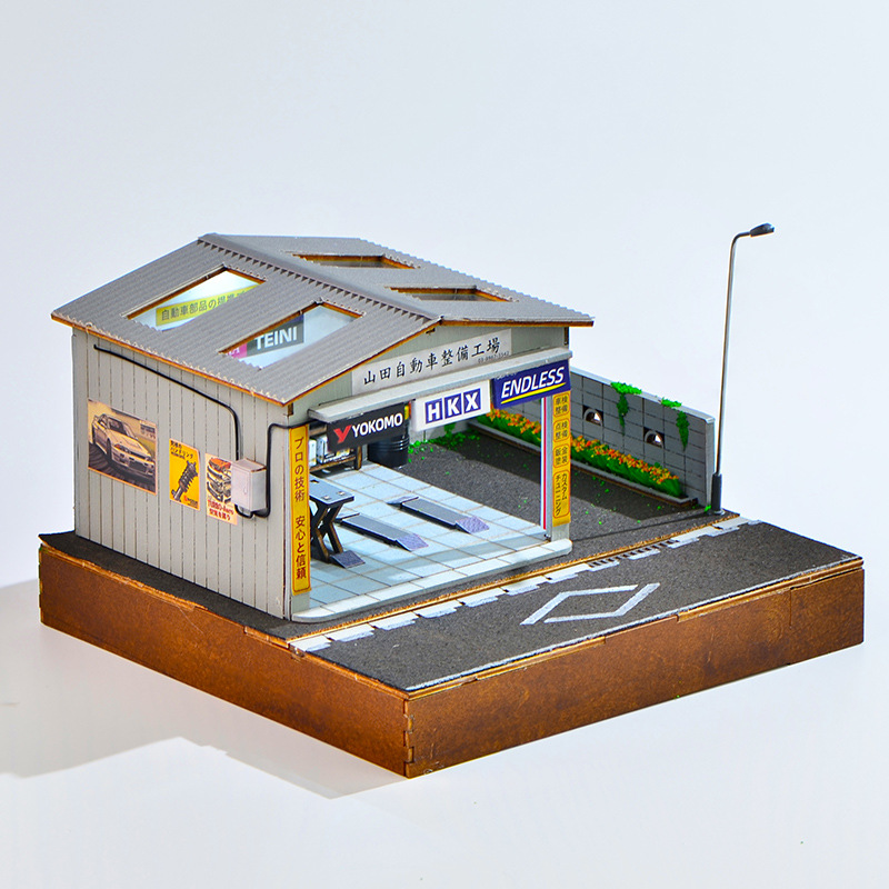 1:64 Ölçekli DIY Oto Tamir Atö - Auto Repair Shop incelemesi ve fiyatı